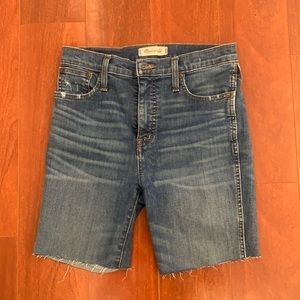 Madewell High-Waisted Denim Shorts